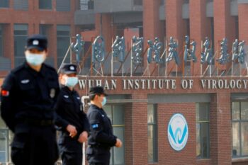 | Security personnel keep watch outside the Wuhan Institute of Virology | MR Online