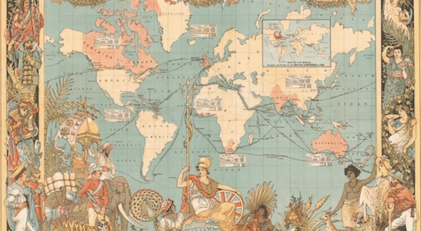 | Imperial Federation map showing the extent of the British Empire in 1886 by Walter Crane | MR Online