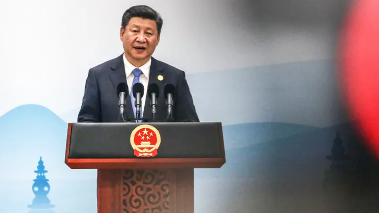 MR Online | Xi Jinping speaks at a news conference after the G 20 Summit in Hangzhou in 2016 He formed his faction in the city years earlier | MR Online