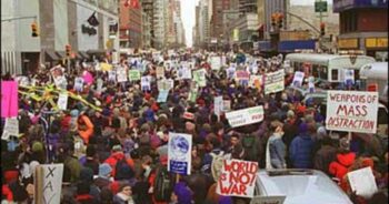 | Protests against the Iraq War in 2003 marked the high point of the 21st century antiwar movement Source cbsnewscom | MR Online