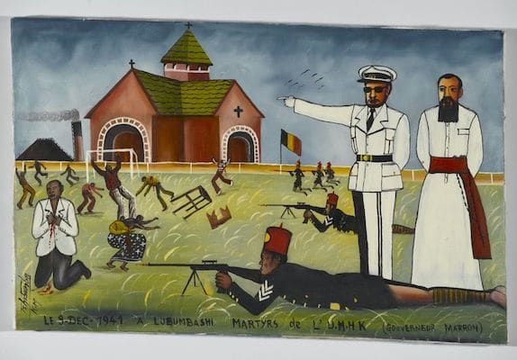 | Tshibumba Kanda Matulu DRC The Martyrs of the Union Minière du Haut Katanga at the Stadium Formerly Called Albert I now Mobutu Kenia Township Lubumbashi 1975 | MR Online