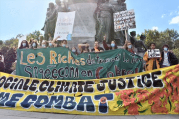 | The general theme of the Montréal demonstrationJustice sociale Climate justice même combat | MR Online