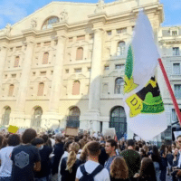 Youth-led protest at climate change meeting in Milan, Italy, Oct. 1.