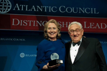 | The Atlantic Council is a house of neo liberal ultra hawk cold warrior horrors Look no further than Hillary Clinton and Henry Kissinger for starters headlining a deep roster of imperial psychopaths Seems like Michael Kovrig drank their evil Kool Aid Source atlanticcouncilorg | MR Online