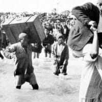 Palestinian refugees were forced by Zionist militias to flee their homes during the 'Nakba' - The Catastrophe - of 1948