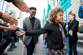 | Two of the 21 young people who filed the Juliana v the United States lawsuit greet well wishers as they walk into a court in San Francisco for a hearing in December 2017 The case was first filed back in 2015 and is still going through legal proceedings Image Robin Loznak Alamy | MR Online