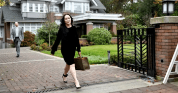 | Meng Wanzhou leaving her house where she had been long under house arrest Source nytimescom | MR Online