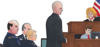 | This is all we were allowed to see of Chelsea Mannings trial drawings by security cleared artists It is common practice around the world for intelligence related court proceedings to be held in secret Source thenationcom | MR Online