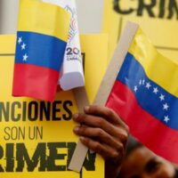 The Venezuelan people have openly rejected the blockade imposed by Washington on the country