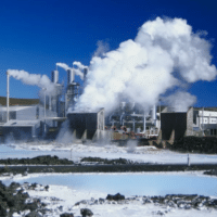 The Svartsengi power plant in Iceland was the first geothermal power plant in the world to combine generation of electricity and production of hot water for district heating. (Credit: Kirill Chernyshev/Shutterstock)