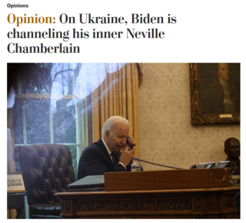 | If Biden is Chamberlain as Marc Thiessen Washington Post 121021 suggests then Putin is of course Hitler | MR Online
