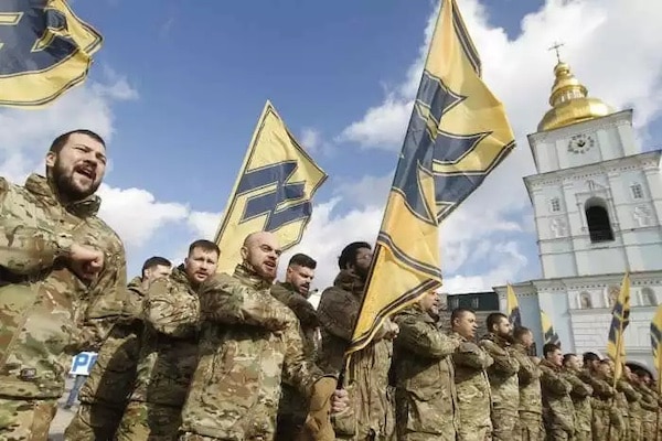 | The neo Nazi paramilitary group Azov Batallion is integrated into the Ukrainian army File photo | MR Online