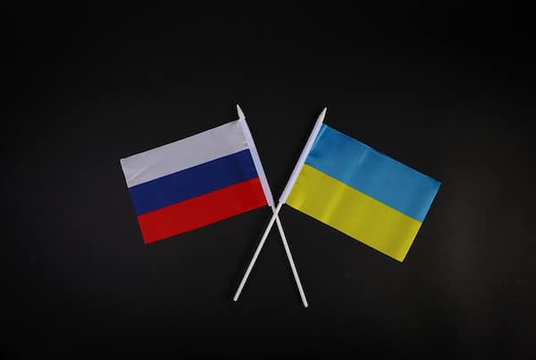 | Flags of Russia and Ukraine | MR Online