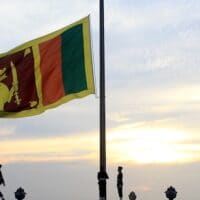 Galle Face Evening Flag Lowering Ceremony