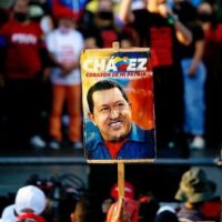 | Venezuelans raise a photo of the late President Hugo Chávez who was the original pioneer of the ideal of Latin American regional integration Photo Hernán CanoSputnik | MR Online