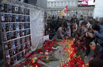 | Memorial to victims of the Odessa Trade Unions Building massacre | MR Online