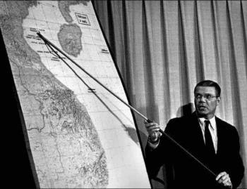 | Secretary of Defense Robert S McNamara pointing out Gulf of Tonkin to Americans on a map August 7 1964 Source zinnprojectorg | MR Online