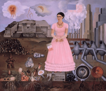 | Frida Kahlo Politics Frida Kahlo Self Portrait on the Borderline Between Mexico and the United States 1932 private collection Frida Kahlo | MR Online