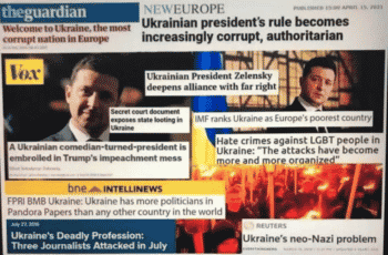 | Lets take a brief look at how American and other Western media portrayed Ukraine before the Russian invasion Source pholdercom | MR Online