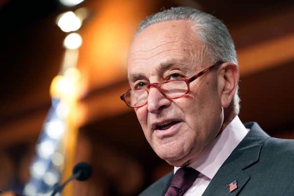 | Senate Majority Leader Chuck Schumer D NY who is allowing his parliamentary adviser help his pharmaceutical industry donors kill a key Democratic provision to reduce drug prices Photo credit AP | MR Online