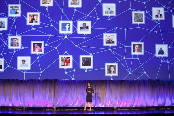 | Sheryl Sandberg Chief Operating Officer of Facebook speaks at a Facebook event for marketing professionals in 2012 Image AP PhotoMark Lennihan | MR Online