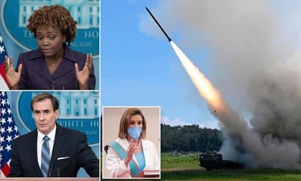 | White House DEFENDS Nancy Pelosis trip to Taiwan and insist theres no reason to have this escalation from China after Beijing cut military ties with Washington and compared US actions to the strangling of George Floyd | MR Online