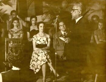 | Nicolás Guillén honours Alicia Alonso at the National Union of Writers and Artists of Cuba UNEAC Havana 1961 | MR Online