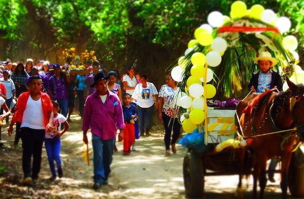 | Celebration of the Virgen of the Nancite community of Cuajachillo No 2 Ciudad Sandino Photo Casa Benjamin Linder | MR Online