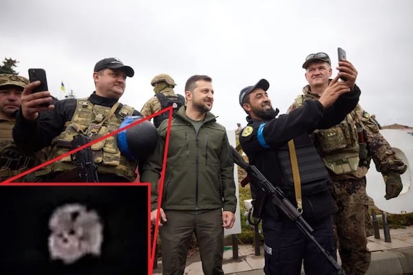 | Zelensky quietly deletes photo of his bodyguards pro Hitler patch | MR Online