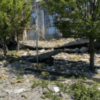 Destruction caused by Ukrainian shelling in Donetsk, Sept. 5, 2022. | Photo: teleSUR