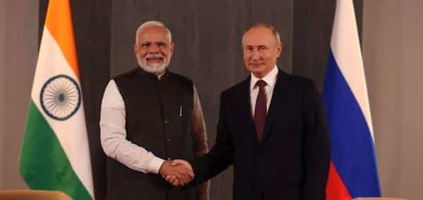 | Prime Minister Narendra Modi L met with Russian President Vladimir Putin at Samarkand Uzbekistan September 16 2022 | MR Online