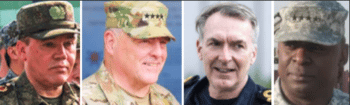 | Left to right General Valery Gerasimov General Mark Milley Admiral Sir Tony Radakin General Lloyd Austin | MR Online