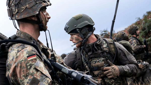 | German troops in a NATO military exercise in 2021 | MR Online