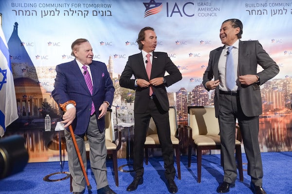 | Billionaires Sheldon Adelson left and Haim Saban right pictured in 2014 are among the wealthy pro Zionist Jews who have financed Israeli colonization Their role is comparable to the European Christian businesses and states that funded colonization in Algeria South Africa Kenya New Zealand or even Israel Shahar Azran PolarisNewscom | MR Online