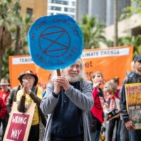 September climate rally in Sydney. Photo: Zebedee Parkes