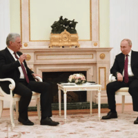 | Cuban President Miguel Díaz Canel L meets Russian President Vladimir Putin in Moscow on November 22 2022 Source msncom | MR Online