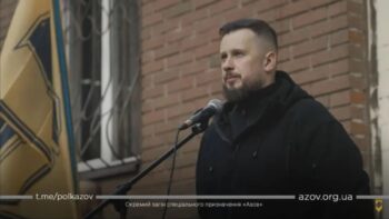 | Azov Battalion founder Andriy Biletsky honoring the heroes of Azov on October 26 2022 | MR Online