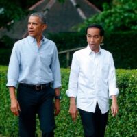 | Former President Barack Obama left walks next to Indonesian President Joko Widodo right in Bogor Indonesia on June 30 2017 Photo Adi WedaAFP via Getty Images | MR Online