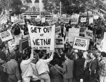 | Anti Vietnam War protest in Los Angeles in 1966 Source calisphereorg | MR Online