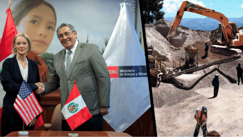 | CIA veteran and US ambassador in Peru Lisa Kenna with the countrys mining minister on January 18 2023 | MR Online
