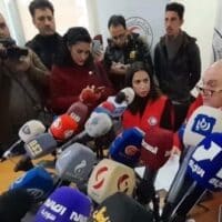 The Syrian Arab Red Crescent demanded Western countries to lift sanctions on Syria to help with rescue and relief work, February 7, 2023. (Photo: SANA)