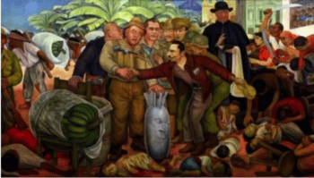 | Diego Riveras famous painting Glorious Victory about United Fruit and the 1954 coup in Guatemala hanging in Moscows Pushkin Museum Source pinterestcom | MR Online