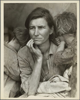 | Dorothea Lange Destitute pea pickers in California Mother of seven children Age thirty two Nipomo California New York Public Library httpspicrylcommediadestitute pea pickers in california mother of seven children age thirty two 56cc4e | MR Online
