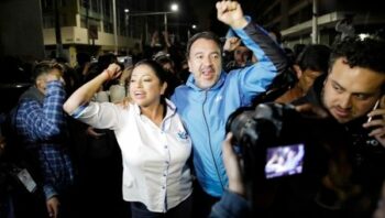 | Winning candidates Paola Pabon Pichincha Prefecture and Pabel Muñoz Quito Mayor Feb 5 2023 | Photo Twitter pabelml | MR Online