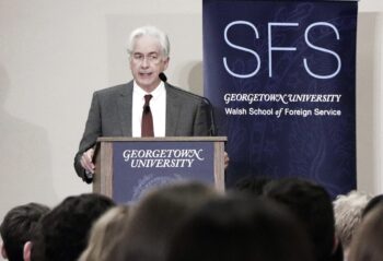 | Acting CIA Director William Burns speaks about threats from China at a Georgetown University event on Feb 2 2023 Photo | Kyodo via AP | MR Online