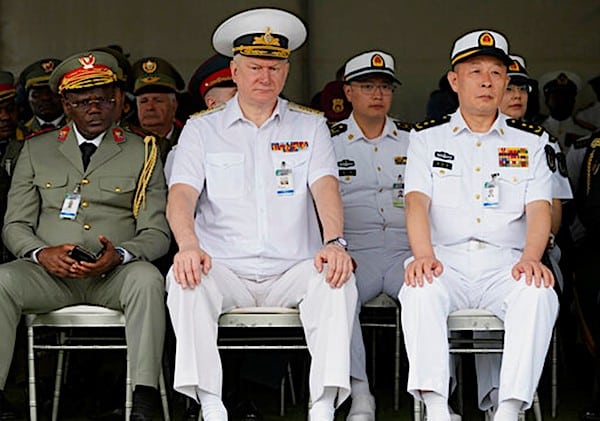 | South African Russian and Chinese officials at Armed Forces Day in Richards Bay South Africa February 21 2023 Photo Themba Hadebe KDOWbiz new | MR Online
