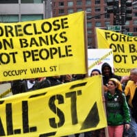 US politicians have insisted that, unlike the 2008 bank bailouts that generated waves of popular movements from Occupy Wall Street to the Bernie Sanders campaign, no taxpayer money will be spent towards SVB or Signature. (Photo: Michael Fleshman)