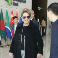 The new chief of the BRICS bloc’s New Development Bank, Brazil’s leftist ex-President Dilma Rousseff.