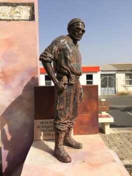 | Statue of Amílcar Cabral at the Amílcar Cabral International Airport in Sal Cape Verde 19 December 2015 | MR Online