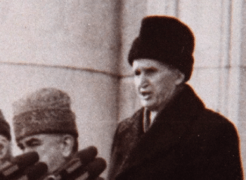 | Nicolae Ceaușescu during his last public speech in Bucharest on December 21 1989 Source rferlorg | MR Online
